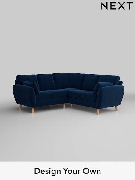 Plush Velvet Easy Clean/Navy Blue Wilson (H37101) | £1,550