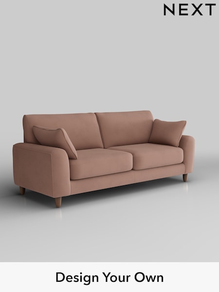 Plush Velvet Easy Clean/Mid Natural Campbell (H37121) | £1,275