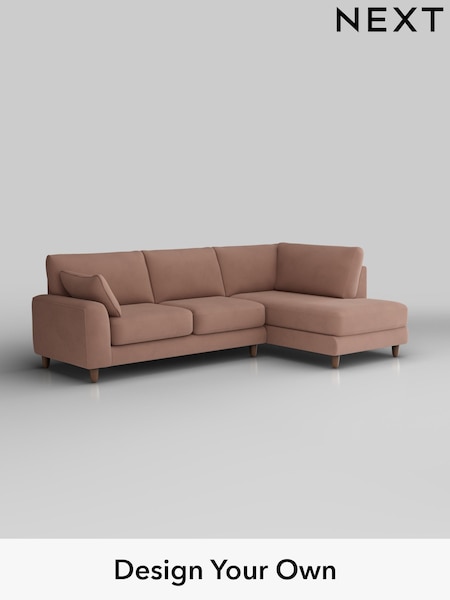 Plush Velvet Easy Clean/Mid Natural Campbell (H37121) | £1,875