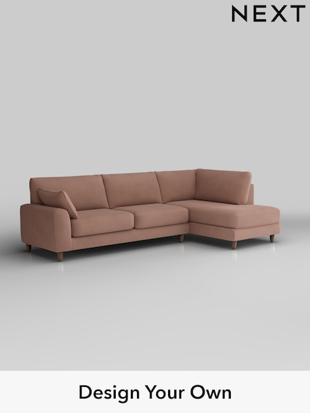Plush Velvet Easy Clean/Mid Natural Campbell (H37121) | £1,975