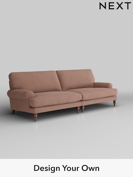 Plush Velvet Easy Clean/Mid Natural Erin Deep Relaxed Sit (H37122) | £1,475