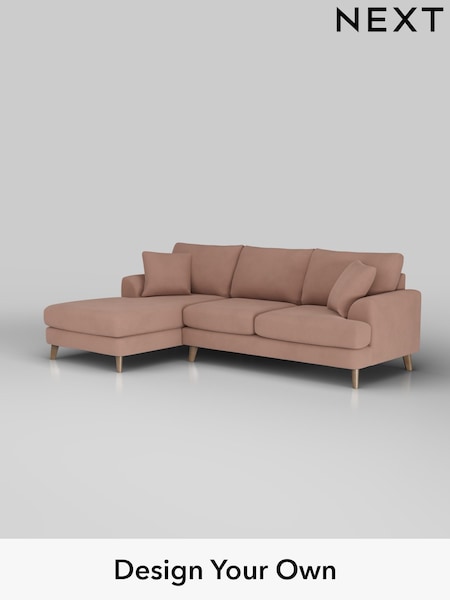 Plush Velvet Easy Clean/Mid Natural Parker (H37130) | £2,150