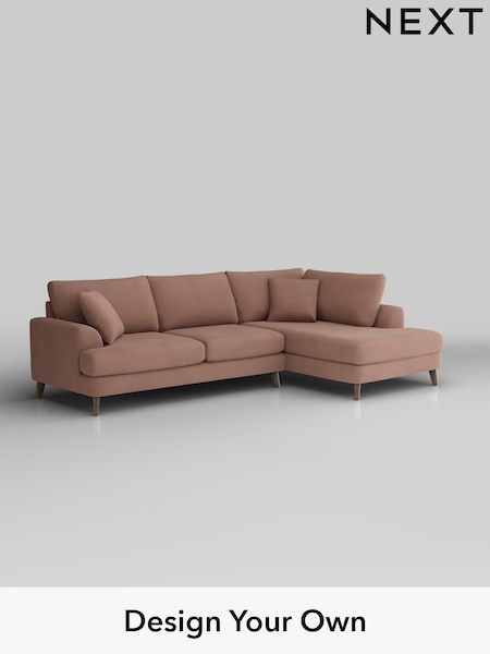Plush Velvet Easy Clean/Mid Natural Parker (H37130) | £2,350