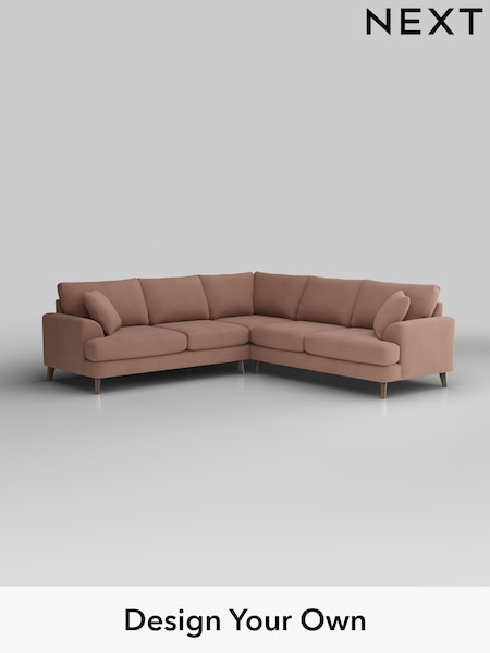 Plush Velvet Easy Clean/Mid Natural Parker (H37130) | £2,725
