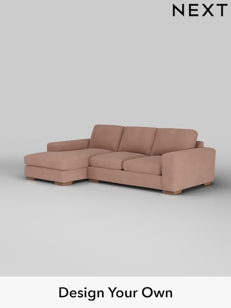 Plush Velvet Easy Clean/Mid Natural Houghton Deep Sit (H37132) | £2,050