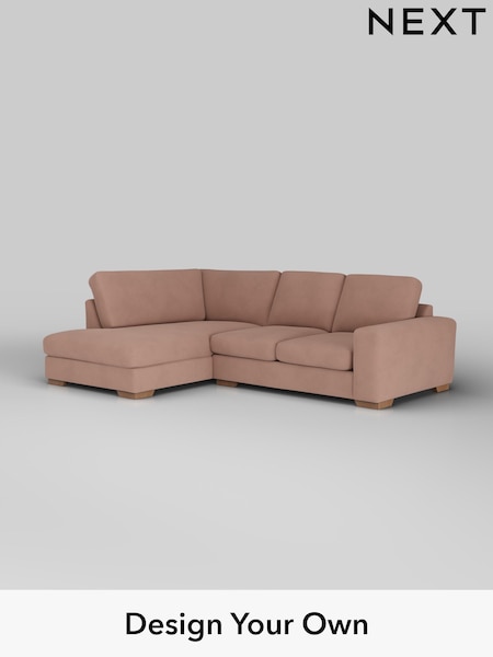 Plush Velvet Easy Clean/Mid Natural Houghton Deep Sit (H37132) | £2,099