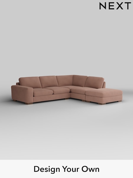 Plush Velvet Easy Clean/Mid Natural Houghton Deep Sit (H37132) | £2,599