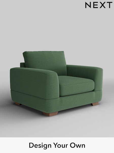 Relaxed Linen Look/Dark Green Clayton (H37135) | £850