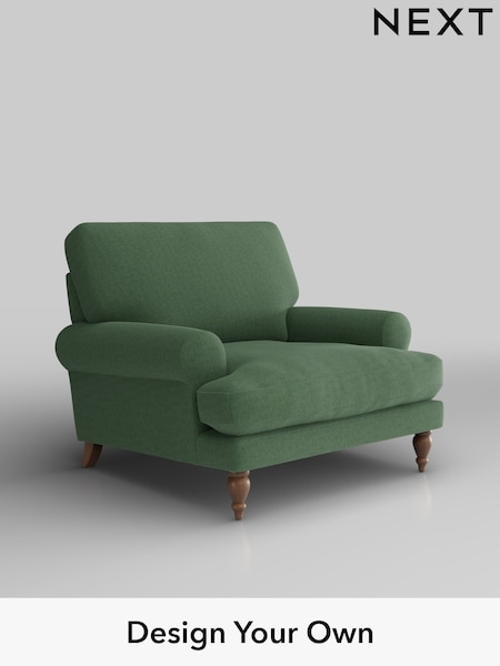 Relaxed Linen Look/Dark Green Erin Deep Relaxed Sit (H37136) | £875