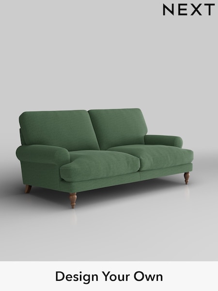 Relaxed Linen Look/Dark Green Erin Deep Relaxed Sit (H37136) | £1,275
