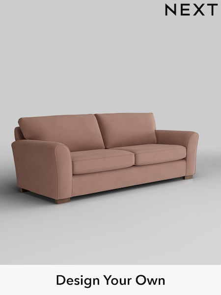 Plush Velvet Easy Clean/Mid Natural Michigan Ii (H37137) | £1,125