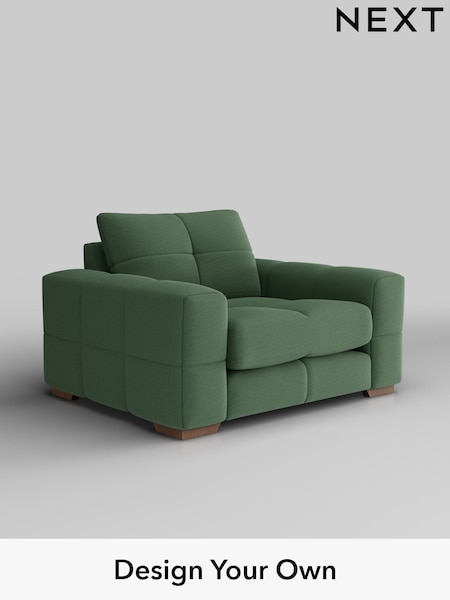 Relaxed Linen Look/Dark Green Brooke Deep Sit (H37141) | £1,325