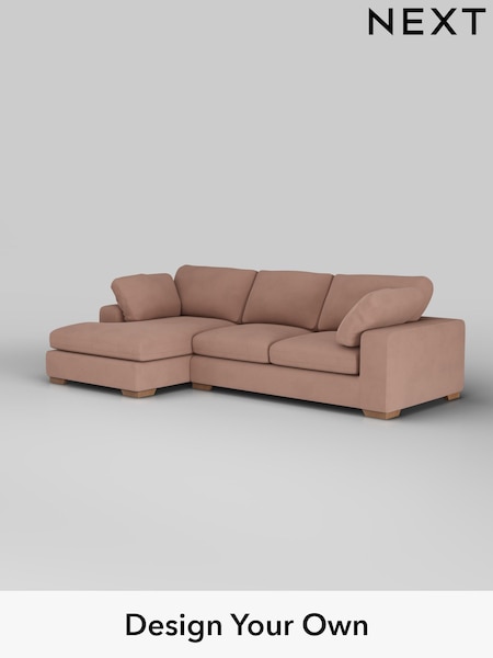Plush Velvet Easy Clean/Mid Natural N Premium The Snuggle Grand (H37142) | £2,675