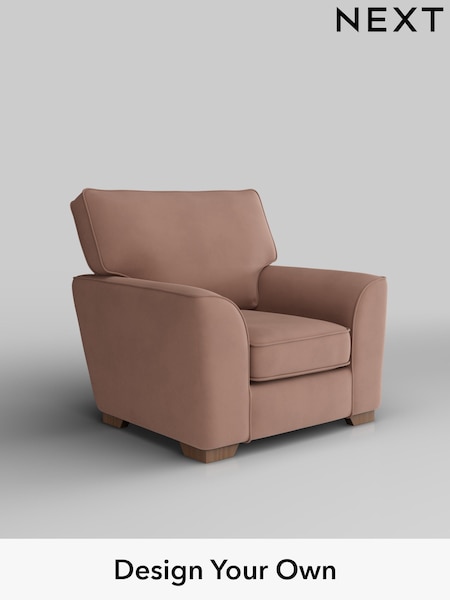 Plush Velvet Easy Clean/Mid Natural Stamford Grand Relaxed Sit (H37144) | £799