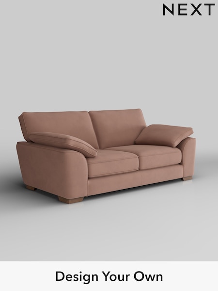 Plush Velvet Easy Clean/Mid Natural Stamford Grand Relaxed Sit (H37144) | £1,725