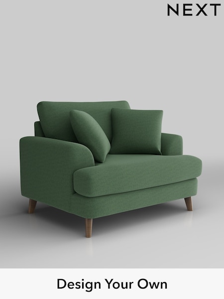 Relaxed Linen Look/Dark Green Parker (H37145) | £975