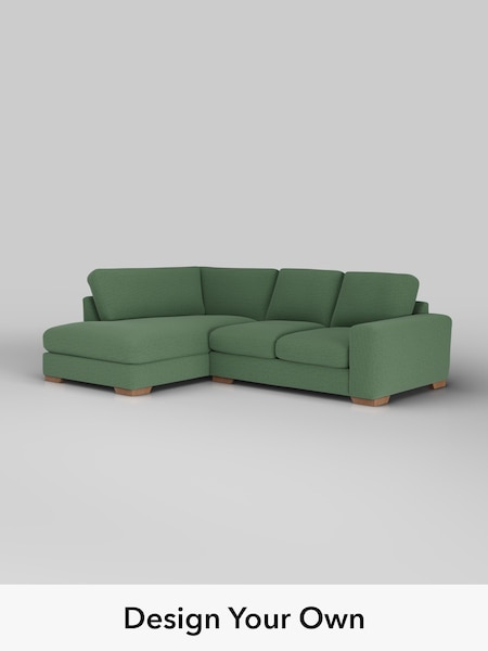 Relaxed Linen Look/Dark Green Houghton Deep Relaxed Sit (H37148) | £2,150