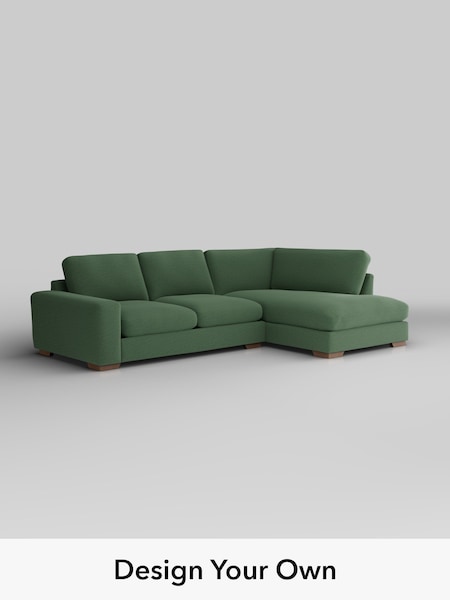 Relaxed Linen Look/Dark Green Houghton Deep Relaxed Sit (H37148) | £2,250