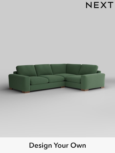 Relaxed Linen Look/Dark Green Houghton Deep Relaxed Sit (H37148) | £2,625