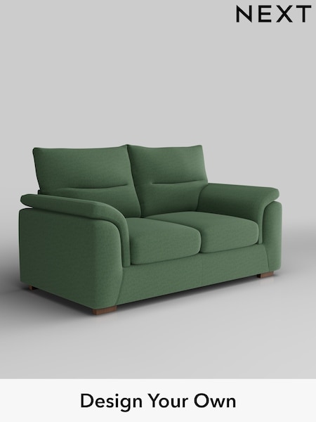 Relaxed Linen Look/Dark Green Hayden Highback (H37150) | £1,125
