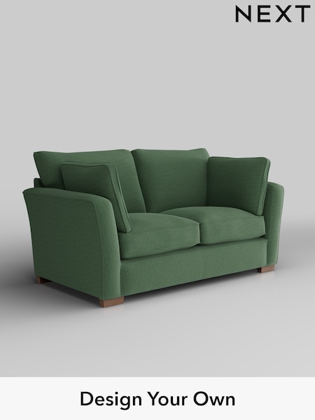 Relaxed Linen Look/Dark Green Heath Highback (H37153) | £1,125