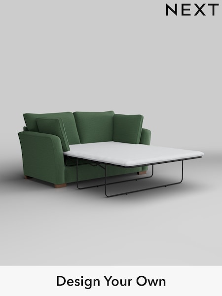 Relaxed Linen Look/Dark Green Heath Highback (H37153) | £1,399