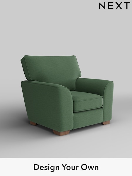 Relaxed Linen Look/Dark Green Stamford Grand Relaxed Sit (H37154) | £799