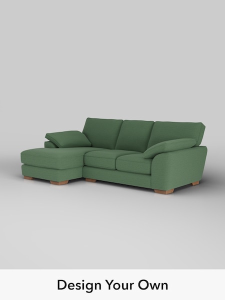 Relaxed Linen Look/Dark Green Stamford Grand Relaxed Sit (H37154) | £2,275
