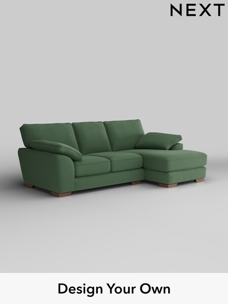 Relaxed Linen Look/Dark Green Stamford Grand Relaxed Sit (H37154) | £2,275