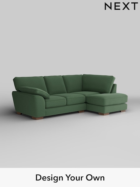 Relaxed Linen Look/Dark Green Stamford Grand Relaxed Sit (H37154) | £2,375