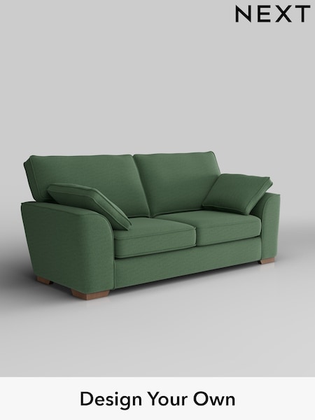 Relaxed Linen Look/Dark Green Stamford (H37155) | £1,250