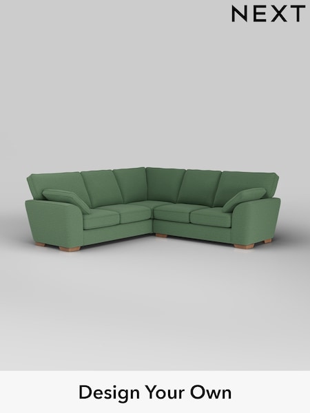 Relaxed Linen Look/Dark Green Stamford (H37155) | £2,350