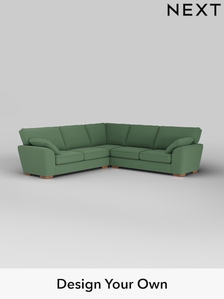 Relaxed Linen Look/Dark Green Stamford (H37155) | £2,550