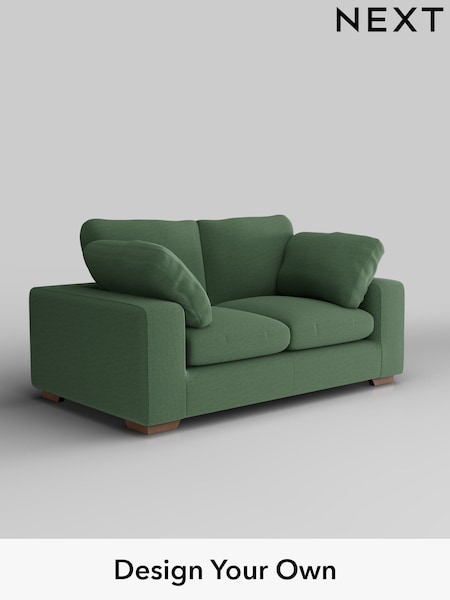 Relaxed Linen Look/Dark Green N Premium The Snuggle Grand (H37156) | £1,699