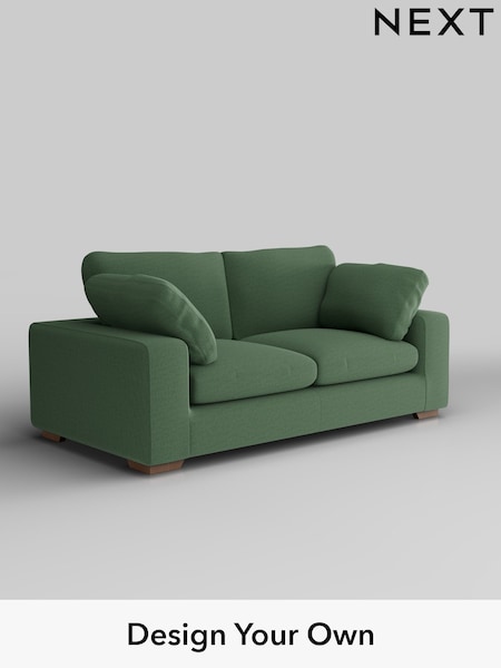 Relaxed Linen Look/Dark Green N Premium The Snuggle Grand (H37156) | £1,799