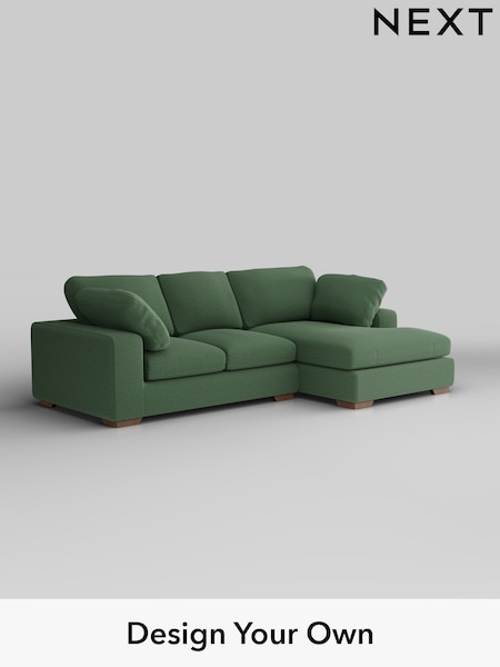 Relaxed Linen Look/Dark Green N Premium The Snuggle Grand (H37156) | £2,575
