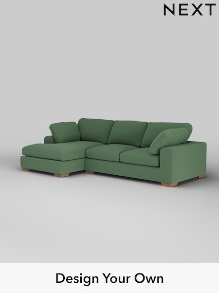 Relaxed Linen Look/Dark Green N Premium The Snuggle Grand (H37156) | £2,675