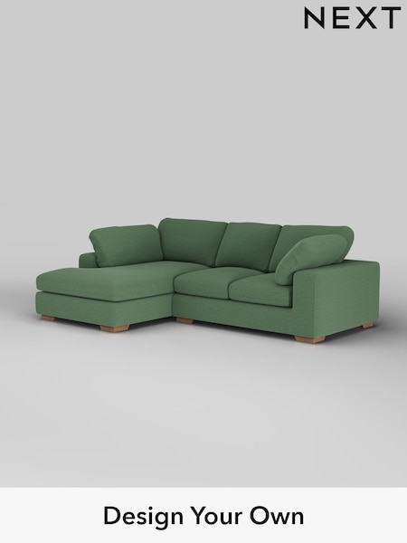 Relaxed Linen Look/Dark Green N Premium The Snuggle Grand (H37156) | £2,650