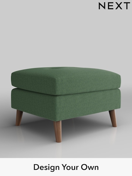 Relaxed Linen Look/Dark Green Wilson Buttoned Back (H37160) | £350
