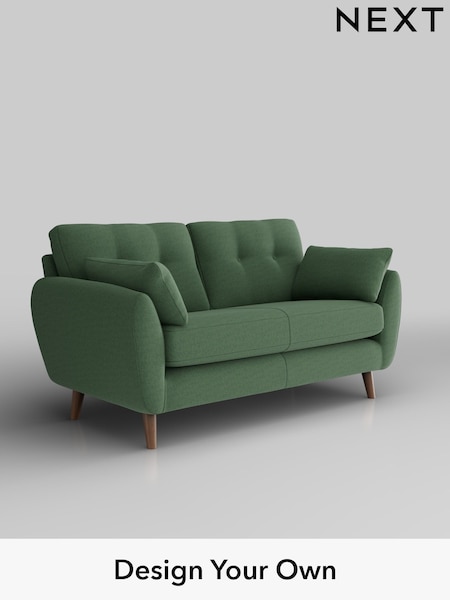 Relaxed Linen Look/Dark Green Wilson Buttoned Back (H37160) | £950