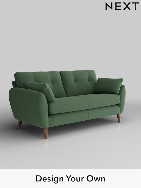 Relaxed Linen Look/Dark Green Wilson Buttoned Back (H37160) | £1,050