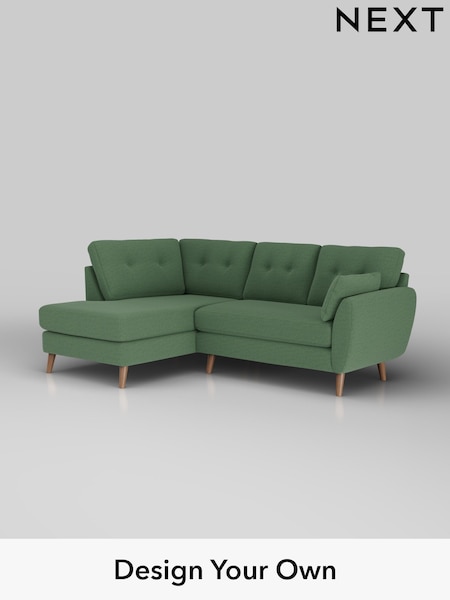 Relaxed Linen Look/Dark Green Wilson Buttoned Back (H37160) | £1,675