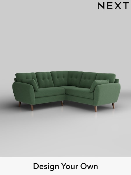 Relaxed Linen Look/Dark Green Wilson Buttoned Back (H37160) | £1,650