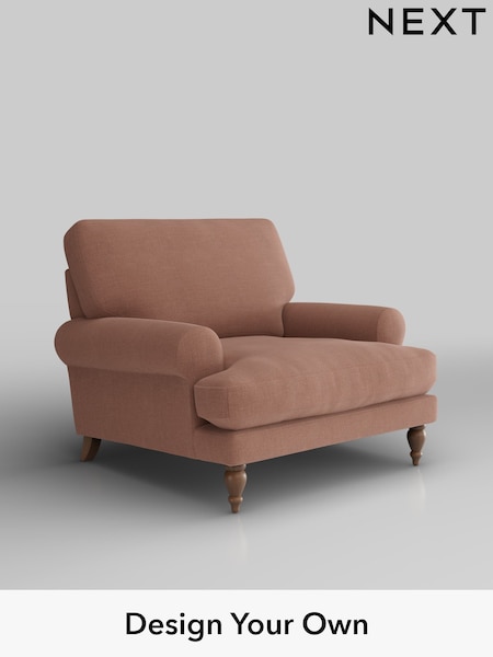 Relaxed Linen Look/Light Rust Brown Erin Deep Relaxed Sit (H37161) | £875