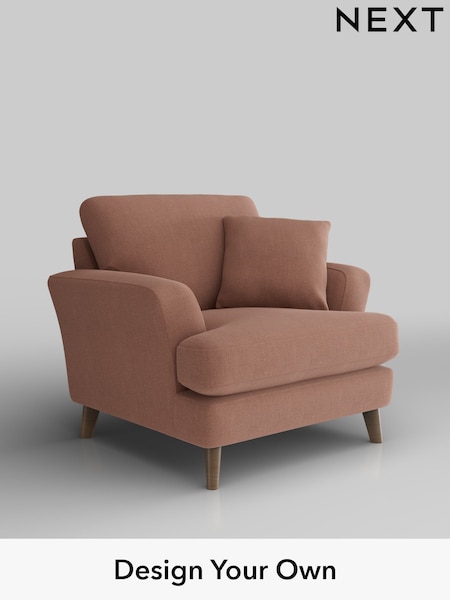 Relaxed Linen Look/Light Rust Brown Conway Relaxed Sit (H37162) | £875