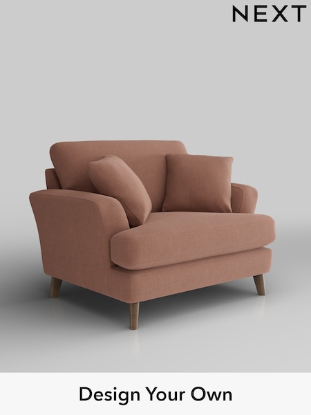 Relaxed Linen Look/Light Rust Brown Conway Relaxed Sit (H37162) | £975