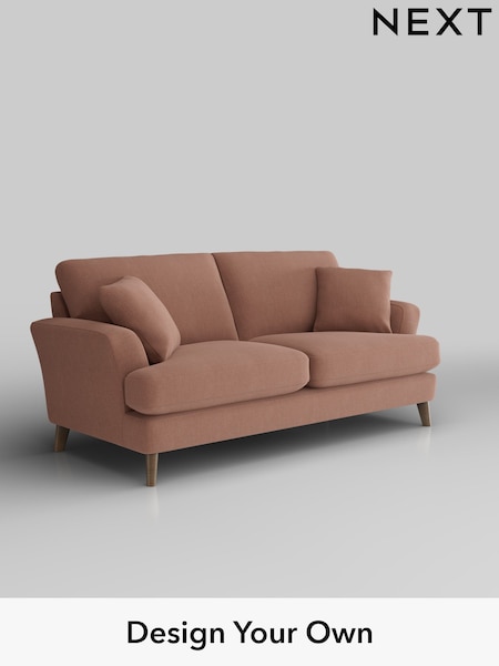 Relaxed Linen Look/Light Rust Brown Conway Relaxed Sit (H37162) | £1,350