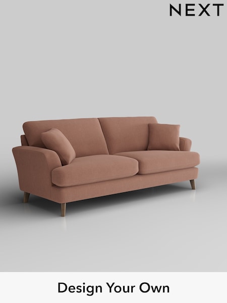 Relaxed Linen Look/Light Rust Brown Conway Relaxed Sit (H37162) | £1,450