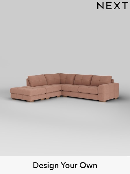 Relaxed Linen Look/Light Rust Brown Brooke Deep Sit (H37163) | £2,825
