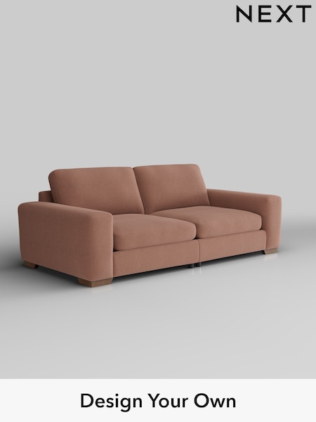 Relaxed Linen Look/Light Rust Brown Houghton Deep Sit (H37164) | £1,475